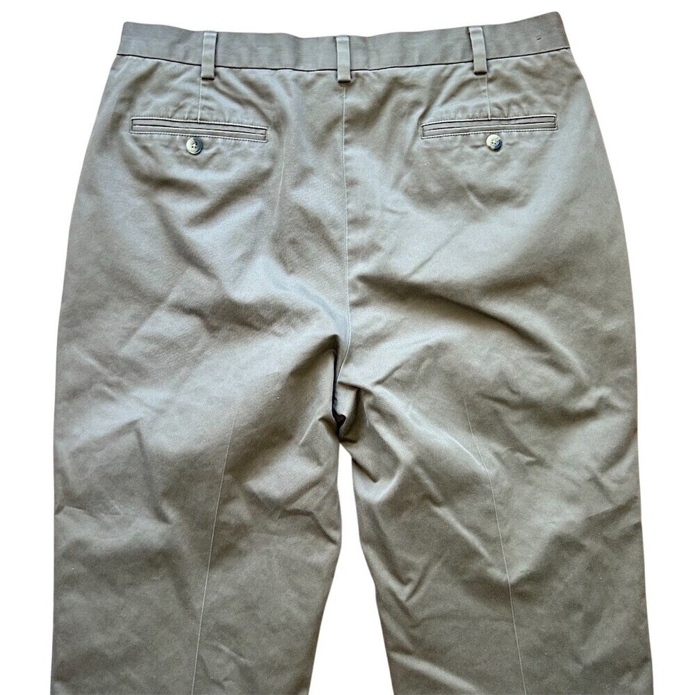 Jos. A. Bank Traveler's Collection Dress Pants Mens 36x30 Gray Pleated - Picture 6 of 8